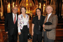 Darío Gómez, Lucy Ocampo, Livia González de Ruiz y Carlos Enrique Ruiz.