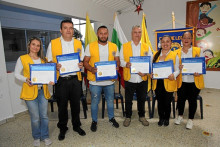 Leones consagrados: Gloria González, Luis Alfonso Martínez, Alexánder Echeverry, Carlos Hernán Zuluaga, Gina Alejandra Rivera y Leidy Paola Cuervo.