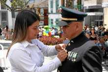Manuela Hernández y John Eduard Osorio.