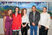 Ana María Cuartas Saldarriaga, directora Pro-Sociedad de mejoras de Risaralda; Lina Ramírez Londoño, presidenta Ejecutiva Cámara de Comercio; Natalia Yepes Villegas, directora Ejecutiva ANDI Seccional Caldas; Marcelo Salazar Velásquez, presidente Ejecutivo Comité de Cafeteros Caldas; y Lina Alvarez Vélez, directora ANDI seccional Risaralda y Quindío.