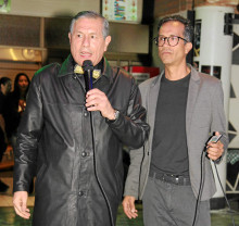 Luis Sierra y Nicolás Montoya, organizadores del evento.