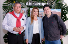 Gustavo Adolfo Villada, Ana María Granada y Óscar Bayona.