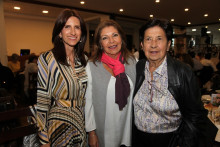 Eugenia Ángel, Alba Lucía Duque y Ofelia Trujillo de Pardo.