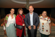 Adriana Quiceno, María Teresa Ospina, Jhon Fredy Marín y Gloria Clemencia González.