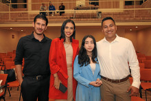 Juan Pablo Restrepo, Sofía Uribe, Juanita Osorio y Nicolás García.