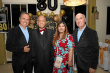 Fernando Uribe Vélez, Óscar Gaviria, Claudia Patricia Gaviria y Nilvio Uribe Vélez.