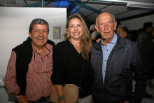 Alejandro Mejía, Liliana Lizcano y Óscar Vélez.