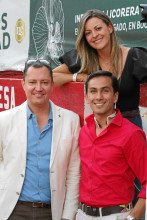 María Carolina Andrade, David Jaramillo y Juan Sebastián Hernández.