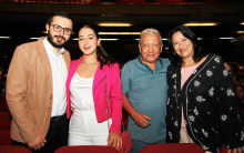 Andrés Ortiz, gerente Cable Aéreo de Manizales; Karina Díaz, César Quintero y Luz Elena García, directora del Centro de Recepción de Menores de La Linda.