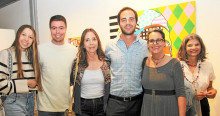 Daniela Estrada, Andrés Estrada, Mónica Londoño, Bruno Ángel, María Clara Alzate y Luz Elena Naranjo.