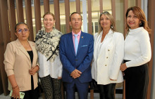 Mónica del Pilar Martínez, Olga Lucía Fernández, José Robert Sánchez, Martha Lucía Jaramillo y Martha Liliana Marín.