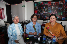 Graciela Jimenez, Uberny Cardona y María Luisa Amaya.
