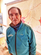 Foto | Augusto Patiño | LA PATRIA Jaime Eduardo Benavides recibió un reconocimiento por su labor de toda una vida como guía profesional de alta montaña.