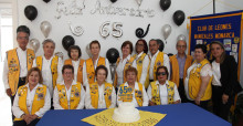 En la sede del Club de Leones Manizales Monarca ofrecieron una copa de champaña para festejar el aniversario 65.