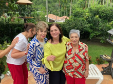 Ligia Ossa, Celina Vélez, Amparo Perdomo y Mariela Patiño.