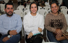 Fabián Gutiérrez, Mariana Gutiérrez y Natalia Gallego.