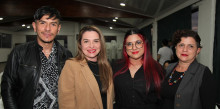 Ánderson Rodríguez, Sandra Rodríguez, Yury Rodríguez y Gabriela Mejía.