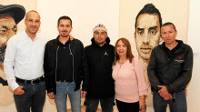 Adrián Preciado, Jorge Cortés, Heriberto Franco, Miriam Botero y Héctor Pineda.