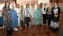 Claudia Villegas, María Eugenia Henao, Gloria Echeverri, Ana María Jaramillo, Ligia Sierra, Luz Marina Correa, María Teresa Estrada, Olga Rivas y Giomar Hoyos.