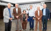 Octavio Zapata Ospina, José Jaramillo, Dorian Hoyos Parra, Germán Ocampo, Fabio Vélez Correa y Fabio Ramírez Ramírez.