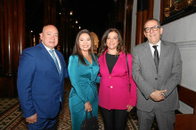 Aníbal Arbeláez, Paula Juliana Herrera, Martha Hincapié y Alonso Cadavid.