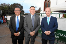 José Fernando Ortega, César Reyes y Juan Carlos Arias.