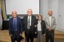 Óscar Gaviria Valencia, Fabio Ramírez Ramirez, Ruth Mejía de Ramírez y Octavio Zapata.