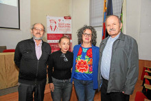 Gustavo Restrepo, Nubia Valencia, Alba Lucía Hurtado y Gonzalo Duque.