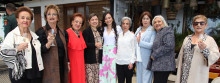 Ruby López, Ángela Gómez, Nelly Gómez, Alejandra Cañas de Rojas, Alejandra Chambo, Alicia Buitrago, Marleny López, Mariela Echeverri y Gloria Inés López.