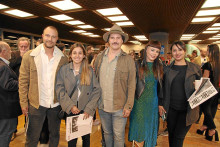 Juan Felipe Alave, Laura Echeverri, Santiago Escobar, Camila Santamaría y Diana Castellanos.