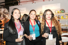 Natalia Álvarez, Jennifer Ospina y Yessica Quintero.