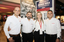 Jorge Iván Duque, Juan Manuel Navarro, Carolina Cardona y Jonathan Hernández.