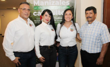 Gerardo Bonilla, Marcela López, Diana Cuervo y Rodrigo Castaño.