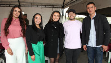 Katherine Caro, Paulina Jaramillo, Érika María Muñoz, Jacobo Aristizábal y Cristián Quintero.