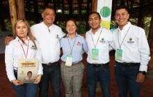 Claudia Herrera, Alexánder Ossa, Sonia Isabel Villegas, David Betancourth y Juan Gabriel Alzate.