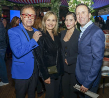 César Augusto Londoño, Inés María Zabaraín, Isabella Obregón y Felipe Arias.