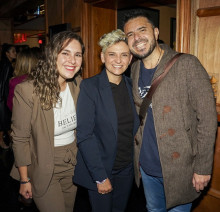 Alexandra Ramírez, Camila Chaín y Diego Camargo.