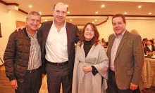 Bernardo Mejía, Rogelio Vallejo, Natalia Marulanda y Pedro Felipe Sogamoso.