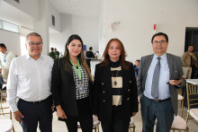 Manuel José Aristizábal, Luz Estella Márquez, Vanesa Valencia y Fernando Sosa.
