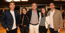 Manolo Restrepo, Linda Taleb, Martín Restrepo, Paloma Restrepo y José Federico Botero.