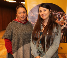 Lorena Gonzales y Alejandra Díaz.