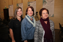 Paula García, Martha Magdalena Escobar y Gloria María Escobar.