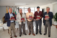 Albeiro Valencia Llano, Fabio Vélez Correa, Ángel Maria Ocampo, Germán Ocampo y Alberto Agudelo Duque.