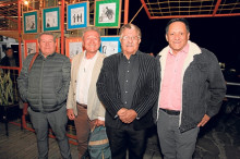 Rubén Darío Sánchez, Francisco Parra, Fabio Arias y Bernardo González.