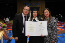Javier Francisco Cárdenas, Orianna Claret Gómez Contreras y Nancy Contreras. 