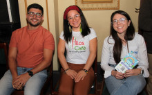 Jaime Aristizábal, Paula Andrea Vargas y Alejandra Correa.