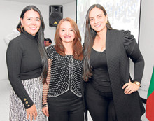 Catalina García, Nastia Vanesa Gallo y María Alejandra Henao.