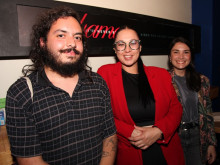 Daniel José Acosta, Melissa Zuluaga y Luisa Fernanda Duque.