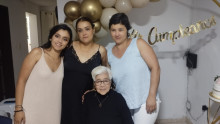 Jakeline Carmona, Luisa Carmona, Nelly Zapata y Jéssica Paola Carmona.