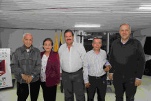 Óscar Gaviria, Nidia Castillo, Álvaro Alzate, Anibal Marín y José Nicolás Castaño.